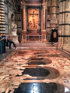 Intarsia floors in the Duomo