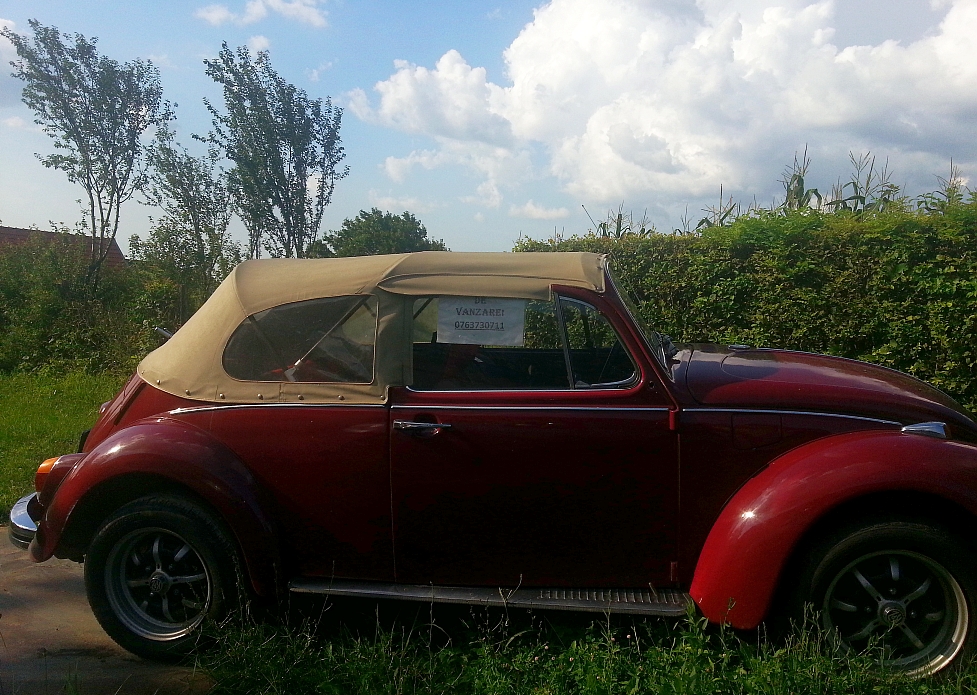 Masina veche de vanzare in Potoc / Vintage car for sale in Potoc village, Caras-Severin county