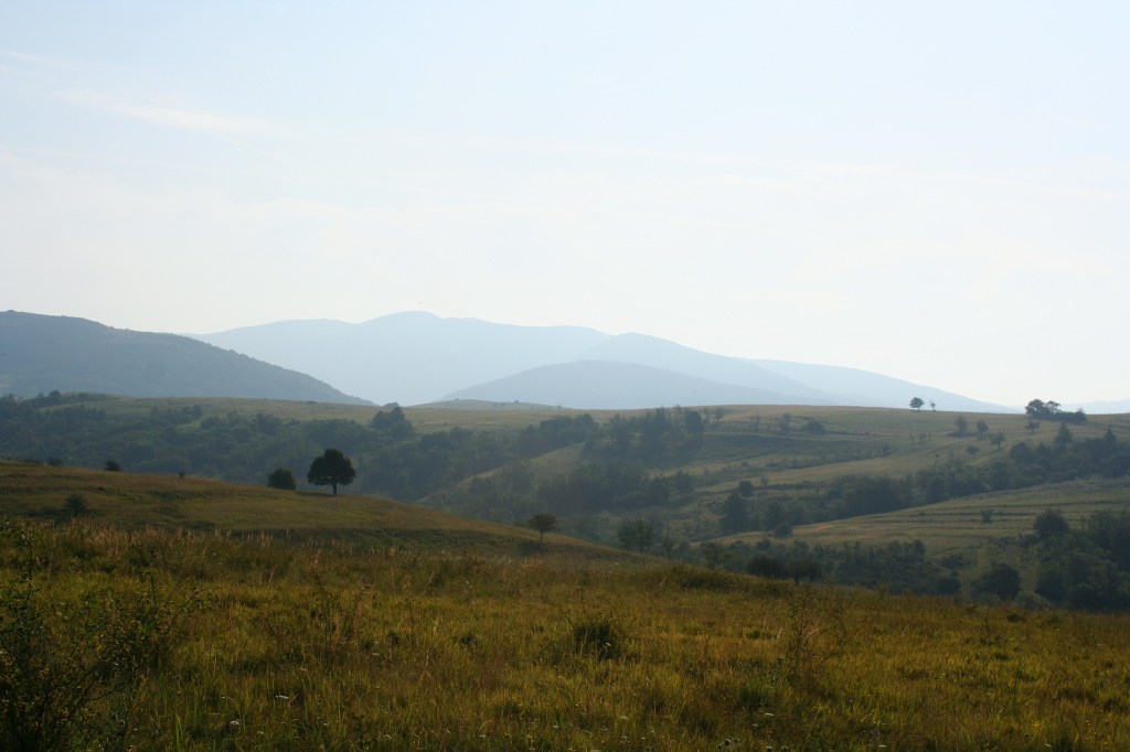 Picior de plai langa Parcul National Cheile Nerei-Beusnita / Undulating landscape near Cheile Nerei National Park