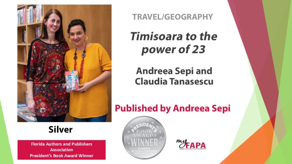 TIMISOARA23 Travel Guide Wins Silver Medal in 2024 FAPA Book Awards